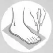 Het meten van uw voeten